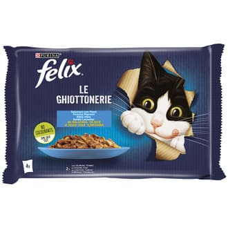 Felix Avantajlı Somonlu Ton Balıklı Yaş Mama 4 x 85 G