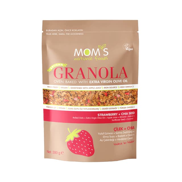 Mom's Çilek Chia Granola