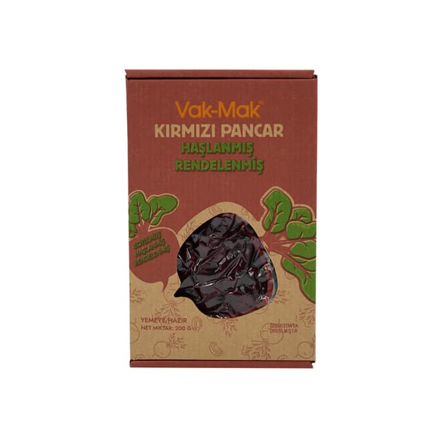 Vak-Mak Haşlanmış Rendelenmiş Kırmızı Pancar Paket