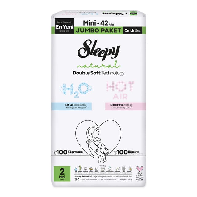Sleepy Natural Double Soft No:2 Mini Jumbo