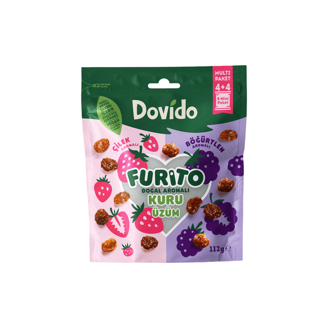 Dovido Multi Furito Böğürtlen Çilek Aromalı Üzüm
