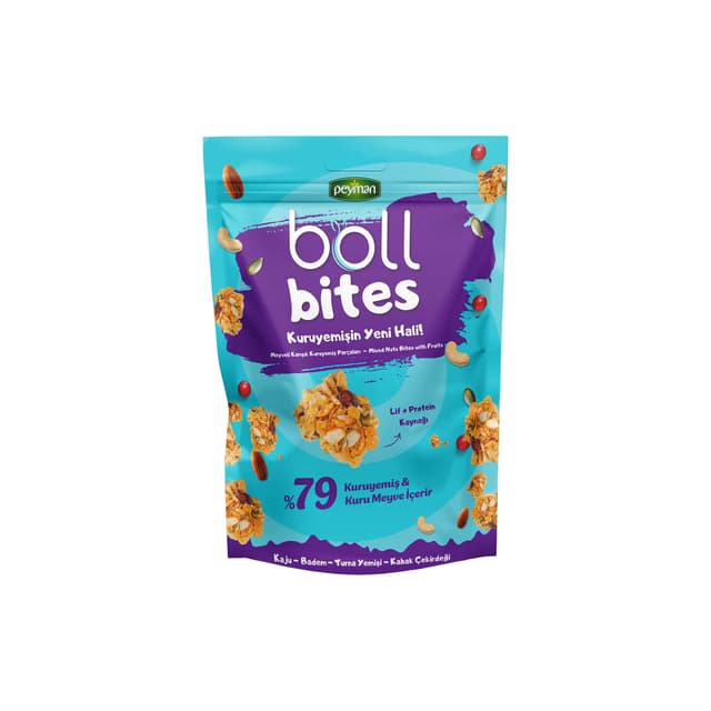 Peyman Boll Bites Meyveli Karışık Kuru Meyve Parçaları