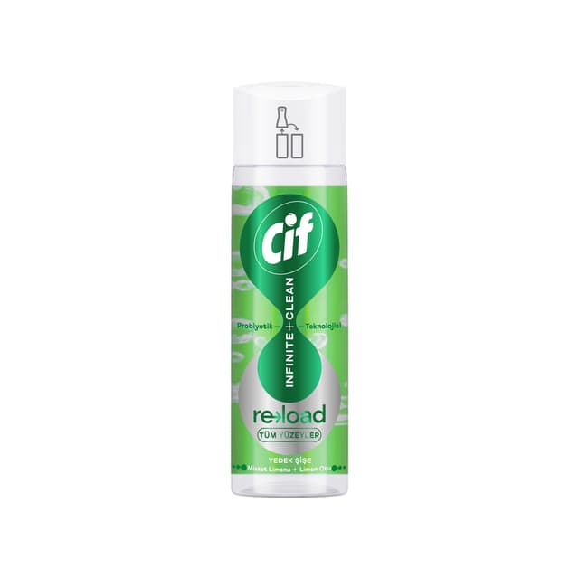 Cif Infinite Clean Yedek Şişe Misket Limonu Limon Otu