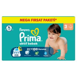 Prima Aktif Bebek Mega Fırsat Paketi 3 Beden