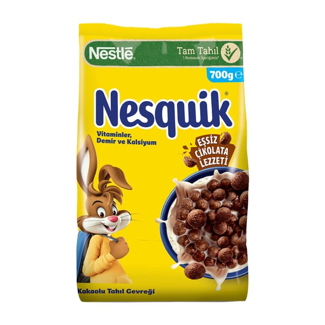 Nestlé Nesquik Kakaolu Buğday ve Mısır Gevreği