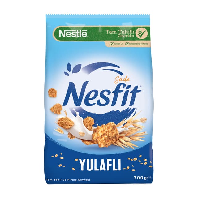 Nesfit Sade Tam Buğday ve Pirinç Gevreği