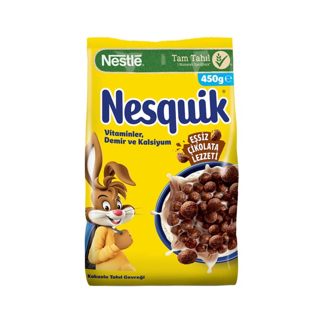 Nestlé Nesquik Kakaolu Buğday ve Mısır Gevreği