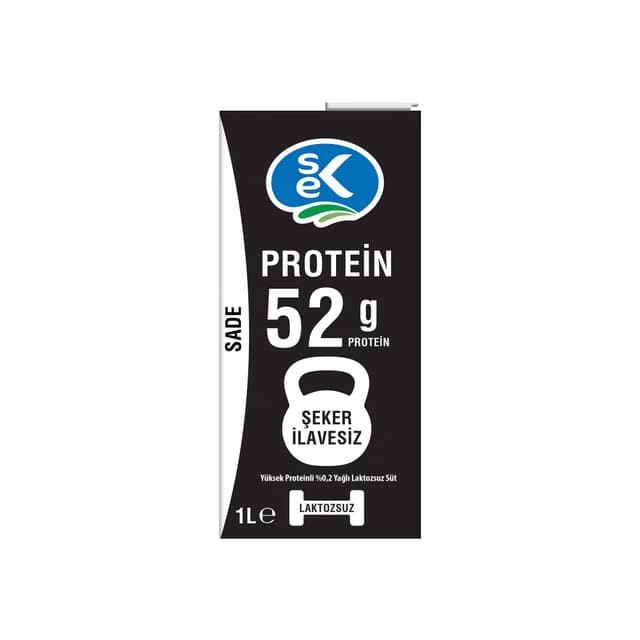 Sek Laktozsuz Proteinli Süt