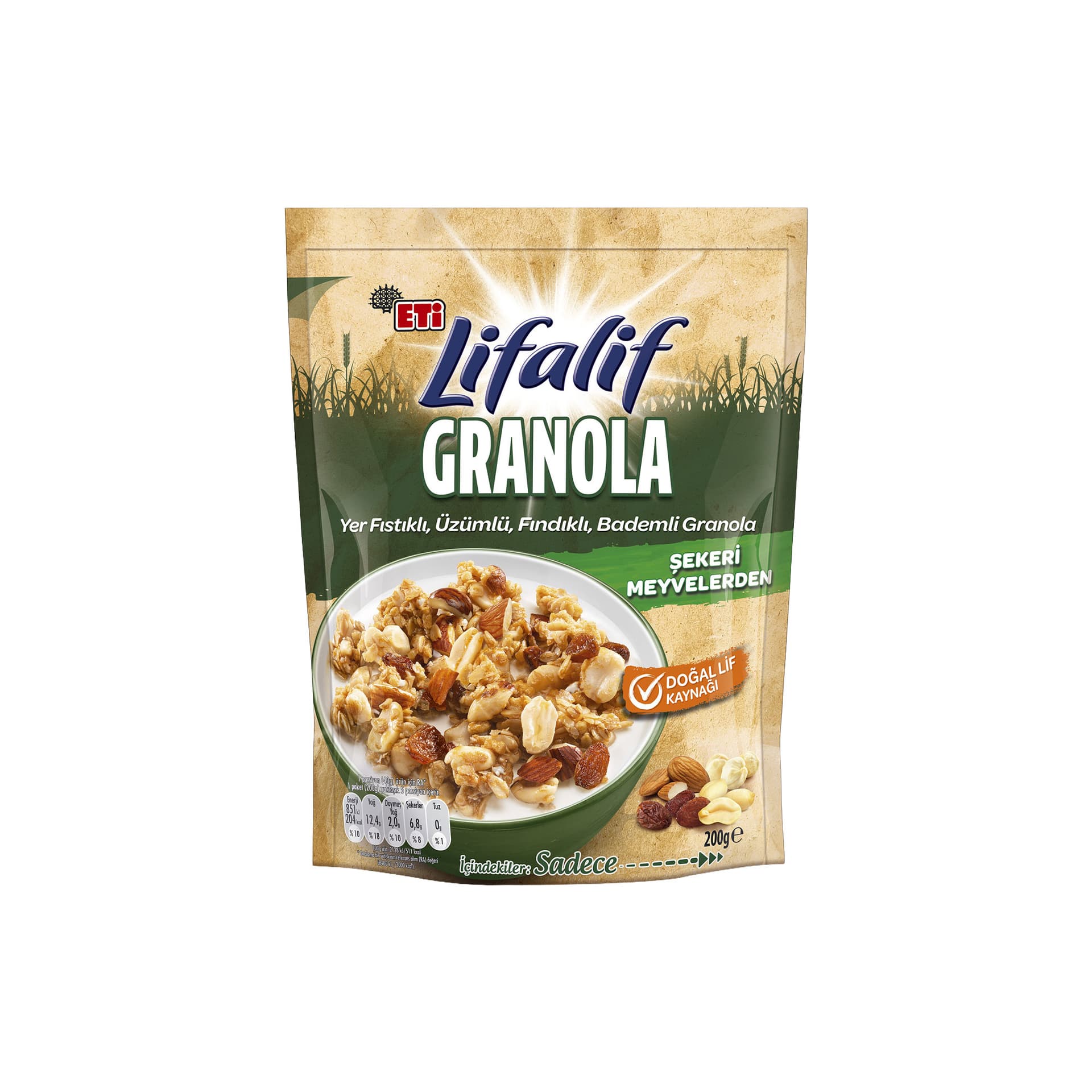 Eti Lifalif Yer Fıstıklı Granola