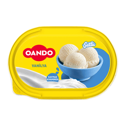 Oando Vanilyalı Kutu Dondurma