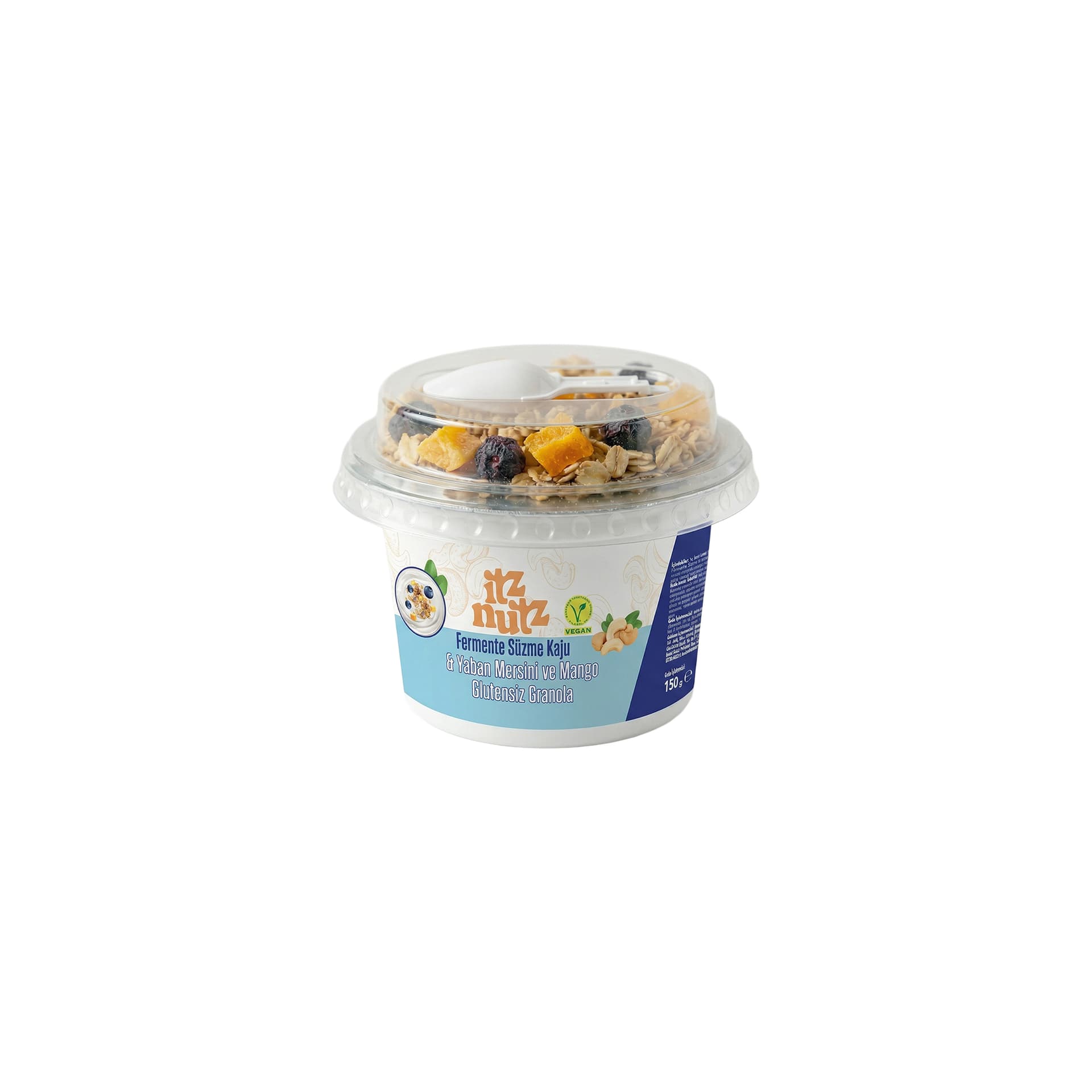 Itz Nutz Fermente Süzme Kaju Yaban Mersini Mango Granola
