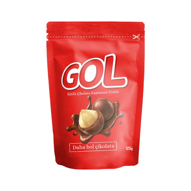 Gol Sütlü Çikolata Kaplı Fındık Draje