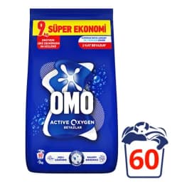 Omo Toz Çamaşır Deterjanı Active Oxygen Beyazlar 60 Yıkama