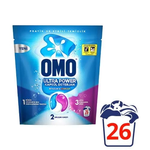 Omo Kapsül Çamaşır Deterjanı