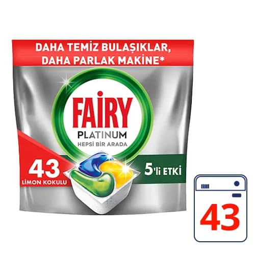 Fairy Platinum Bulaşık Makinesi Deterjanı Kapsülü