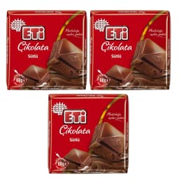 Eti Sütlü Kare Çikolata