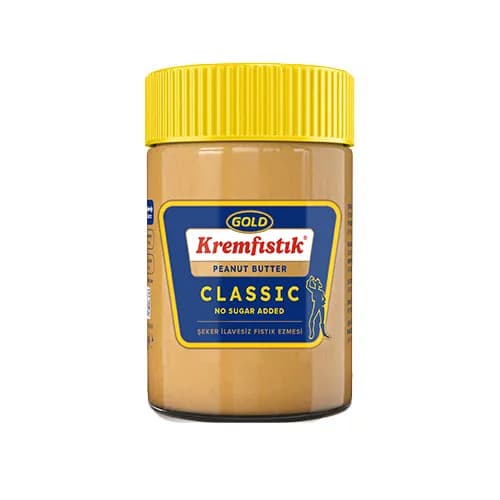Gold Kremfıstık Şeker İlavesiz Yer Fıstığı Ezmesi