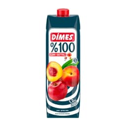 Dimes %100 Şeftali & Elma Suyu