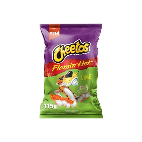 Cheetos Flamin' Hot Lime Mısır Çerezi Süper Boy