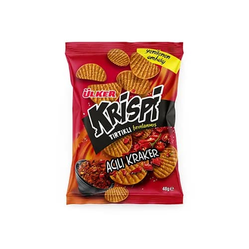 Ülker Krispi Tırtıklı Kraker Acılı