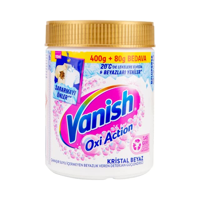 Vanish Multipower Oxi Action Beyazlar İçin Leke Çıkartıcı & Deterjan Güçlendirici Toz