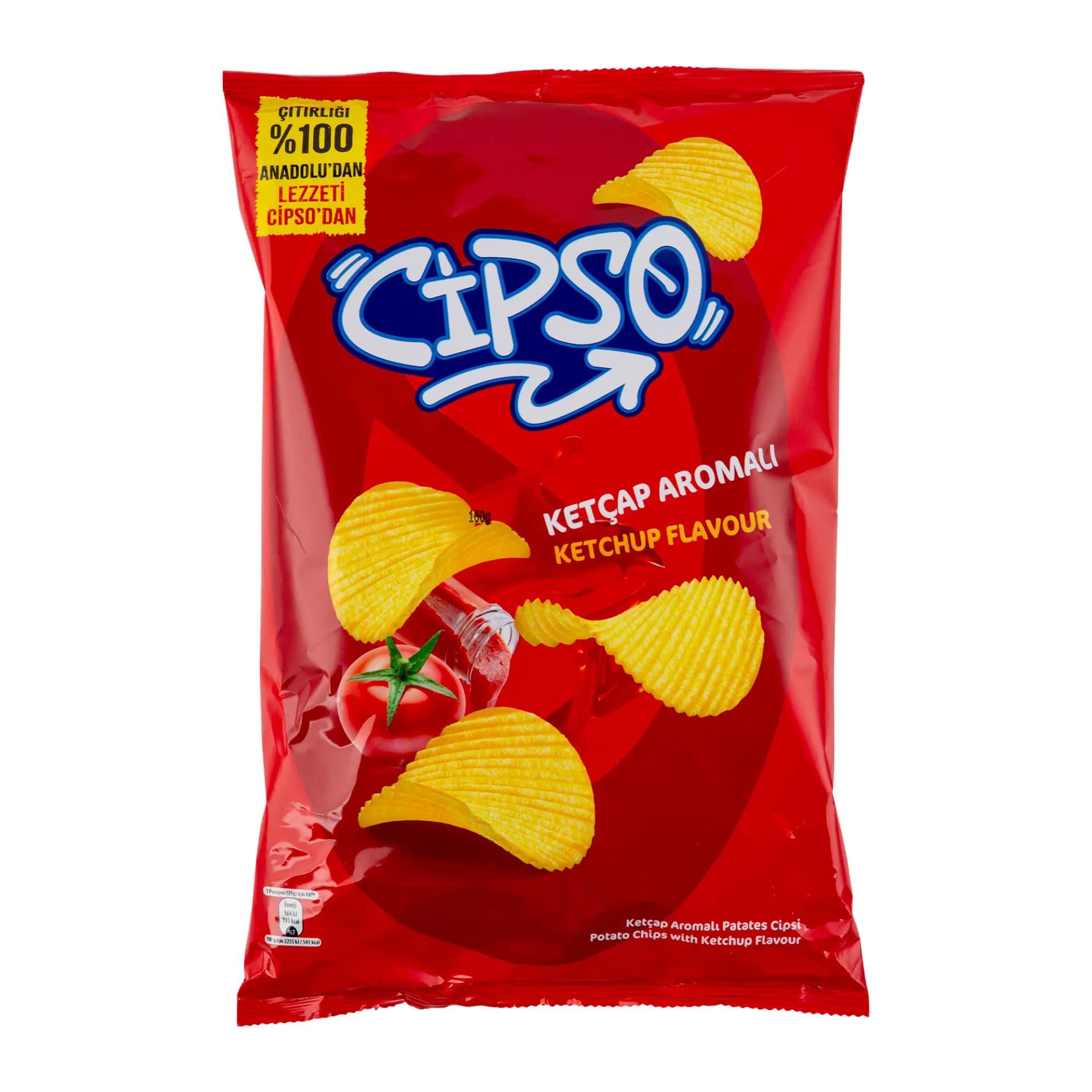Cipso Ketçap Aromalı Patates Cipsi