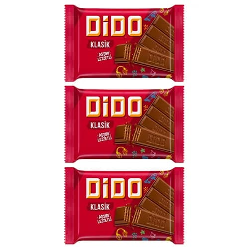 Ülker Dido Kare Çikolatalı Gofret Üçlüsü