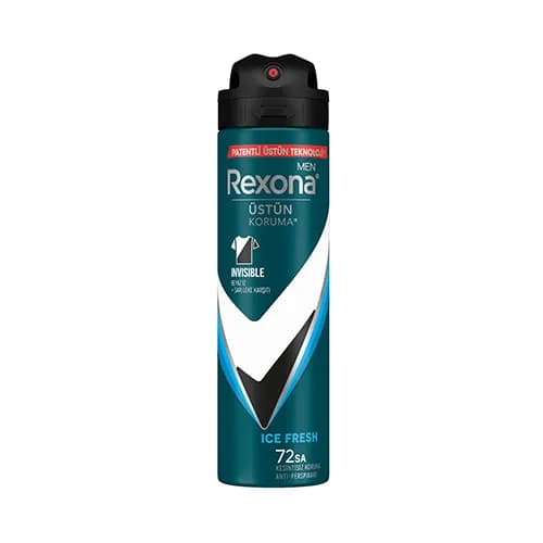 Rexona Erkek Sprey Deodorant Invisible Ice Fresh