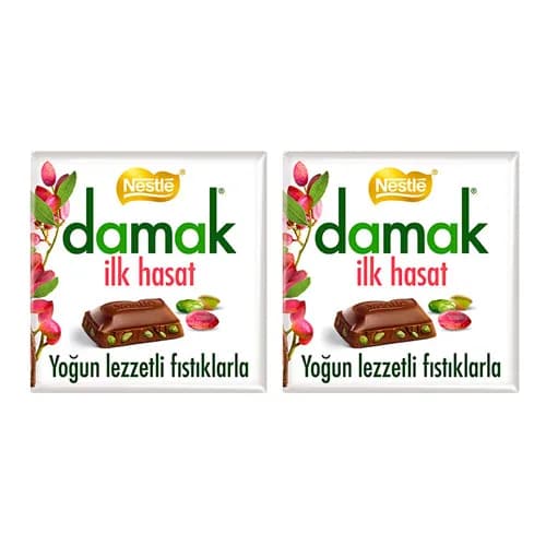 Nestle Damak İlk Hasat Antep Fıstıklı Çikolata