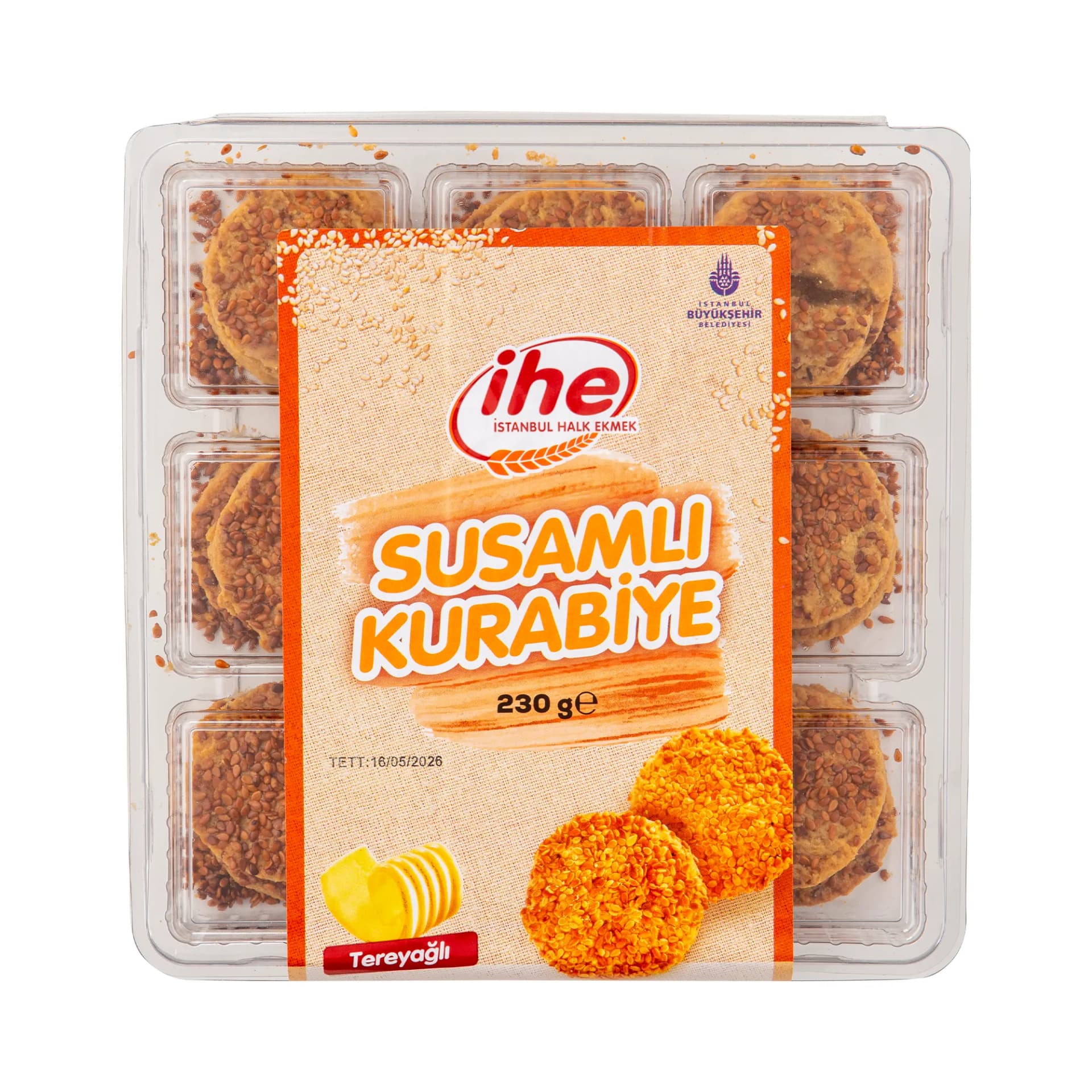 İhe Tereyağlı & Susamlı Kurabiye