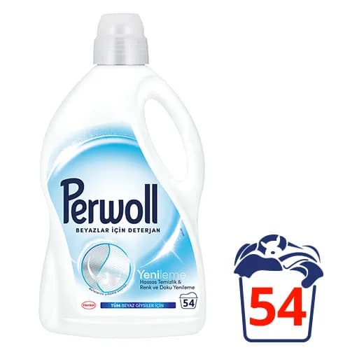 Perwoll Yenileme Beyaz Sıvı Çamaşır Deterjanı 54 Yıkama