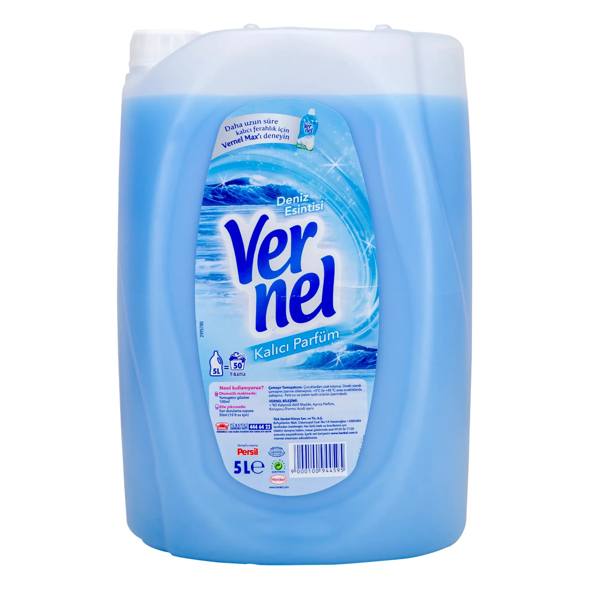 Vernel Çamaşır Yumuşatıcı Deniz Esintisi 50 Yıkama