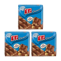 Eti Çikolata Çifte Kavrulmuş Fındıklı Kare