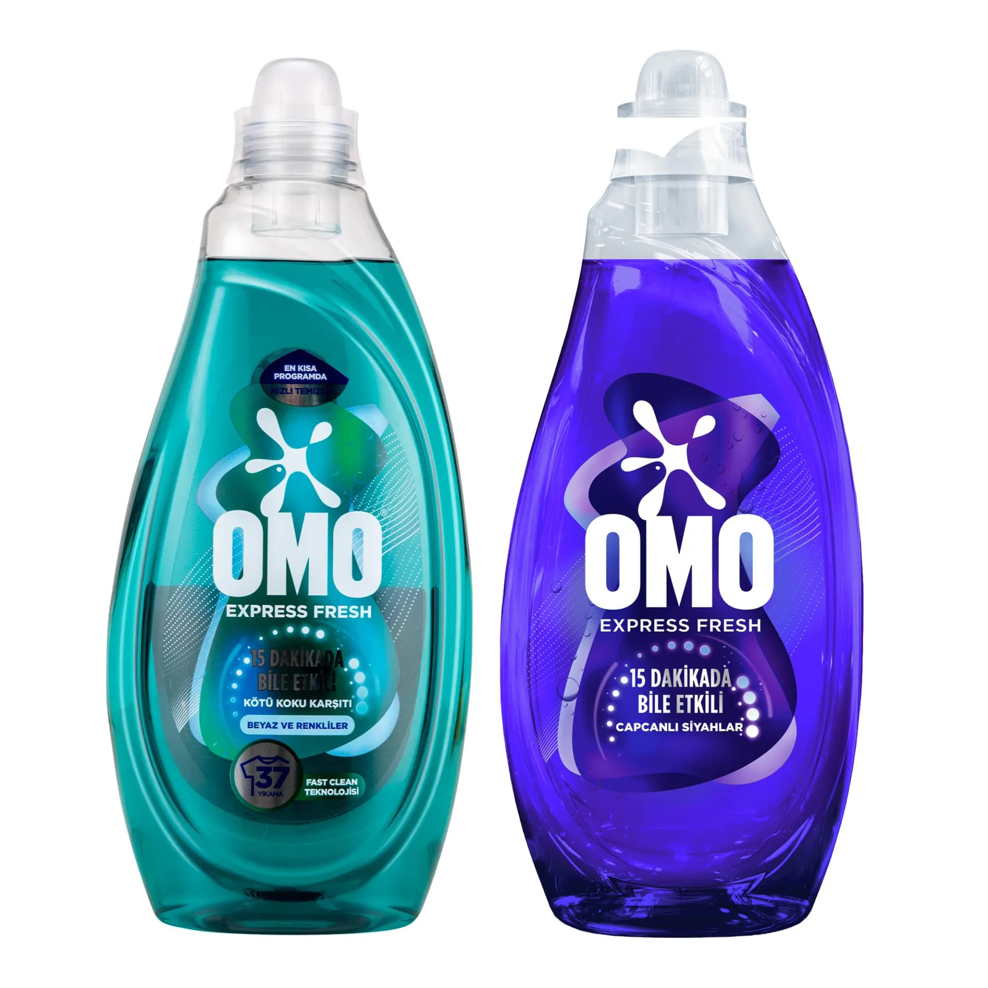 Omo Express Fresh Beyaz&Renk & Siyah
