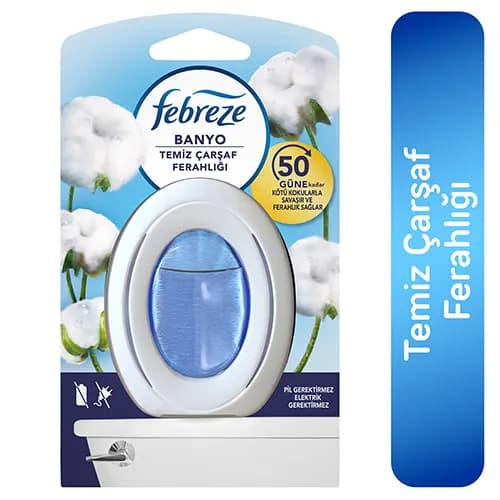 Febreze Hava Ferahlatıcı Banyo Temiz Çarşaf Ferahlığı Oda Kokusu