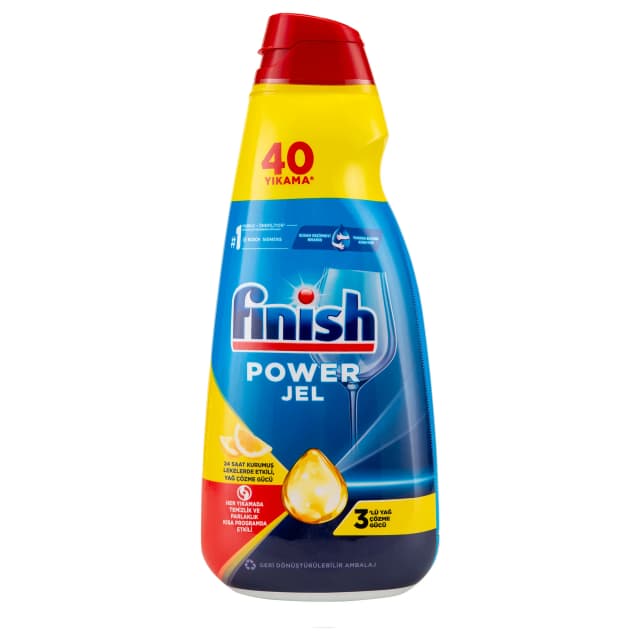 Finish Hepsi 1 Arada Bulaşık Makinesi Konsantre Jel Deterjan Limon