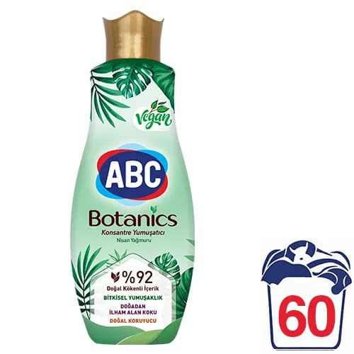 Abc Botanics Konsantre Çamaşır Yumuşatıcı Nisan Yağmuru