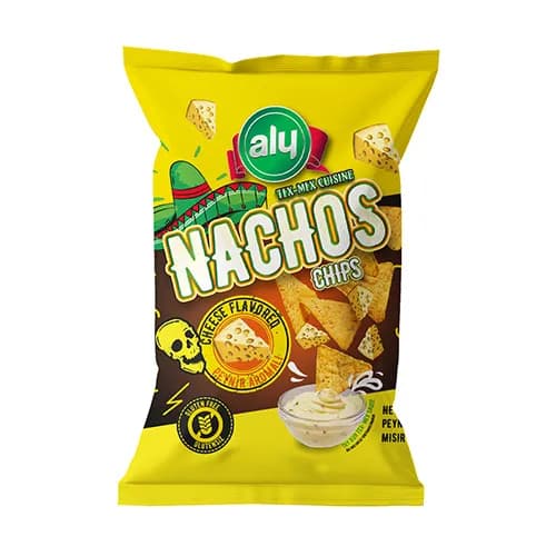 Aly Peynir Aromalı Glutensiz Nachos Cips