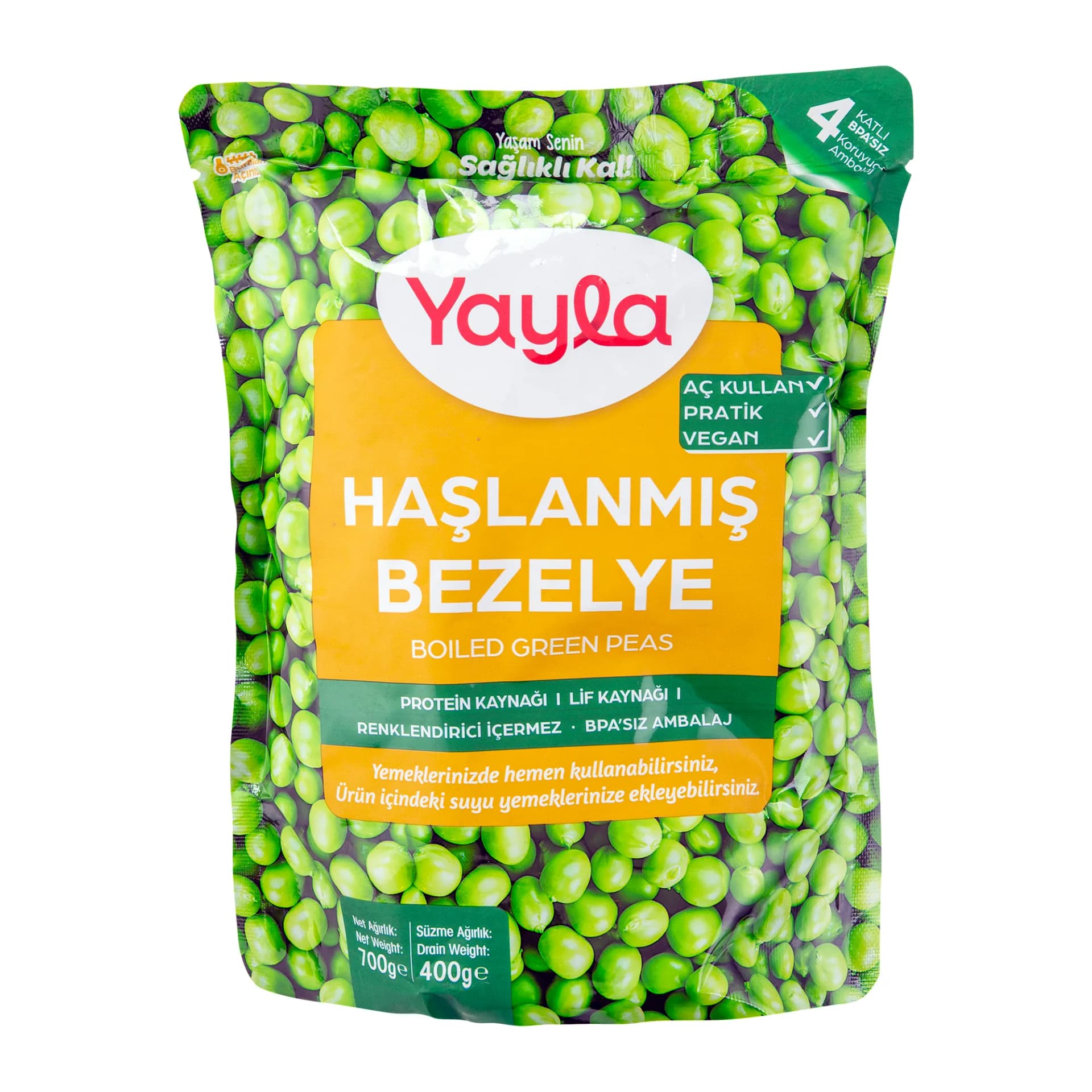 Yayla Haşlanmış Bezelye