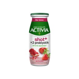 Activia Shot+ Nar ve Çilek