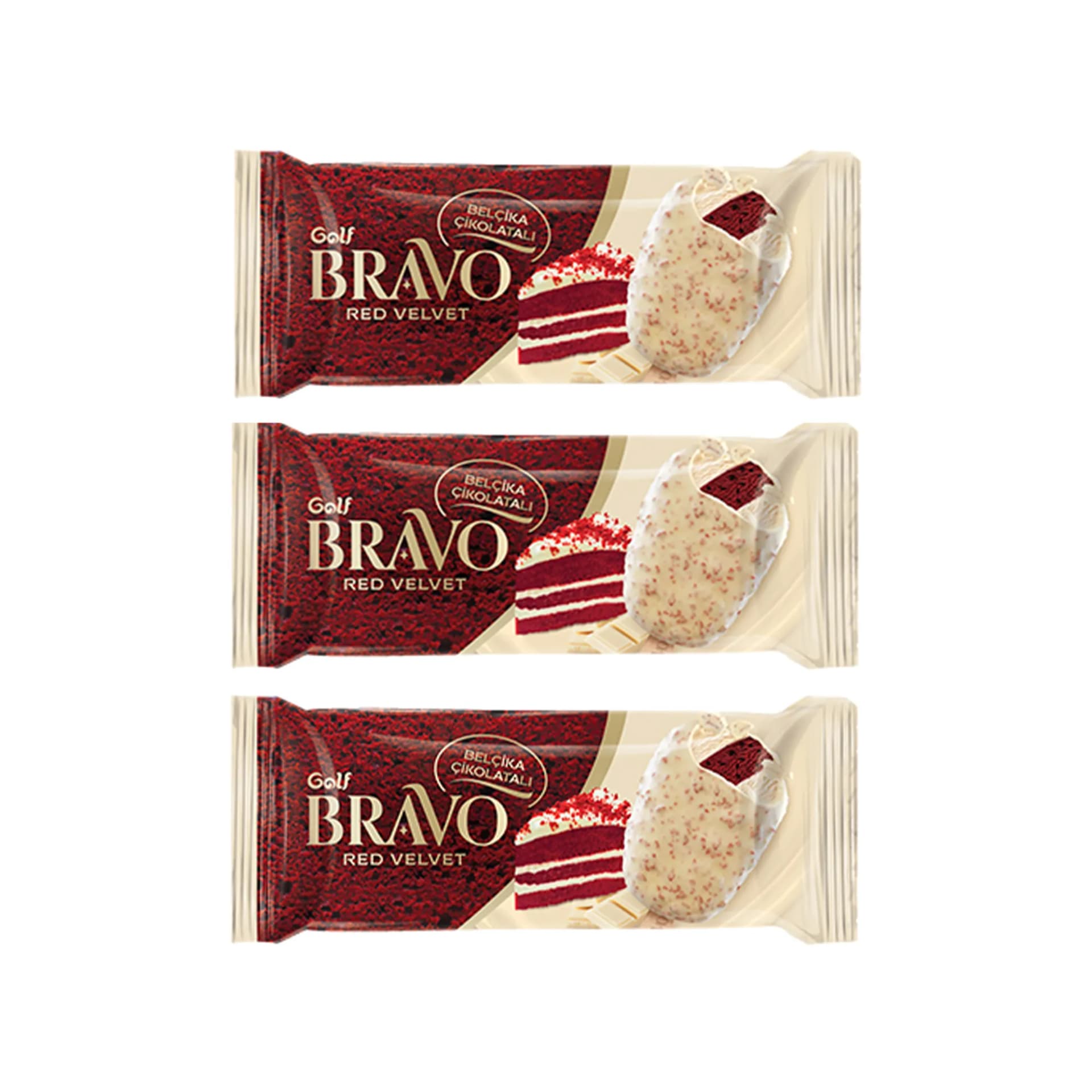 Golf Bravo Belçika Çikolatalı Red Velvet Paketi