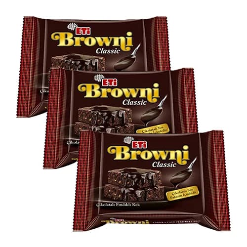 Eti Browni Classic Çikolatalı Fındıklı Kek