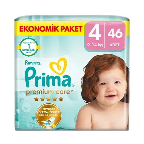 Prima Bebek Bezi Premium Care 4 Beden Ekonomik Paket