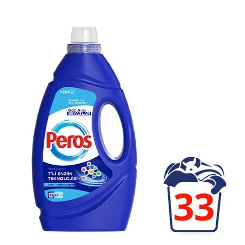 Peros Sıvı Çamaşır Deterjanı Göz Alıcı Beyazlar
