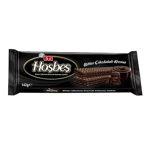 Eti Hoşbeş Bitter Çikolata Kremalı Gofret
