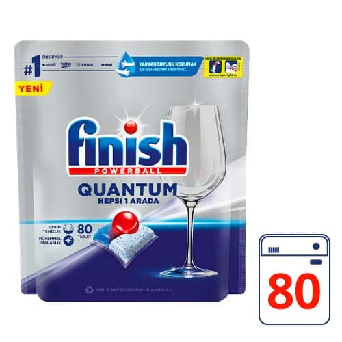 Finish Quantum Bulaşık Makinesi Deterjanı Tableti