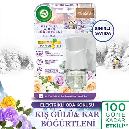 Air Wick Elektrikli Oda Kokusu Kit+Yedek Şişe Kış Masalı