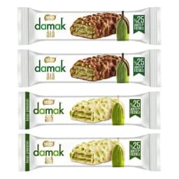 Damak Ala Beyaz ve Sütlü Çikolata