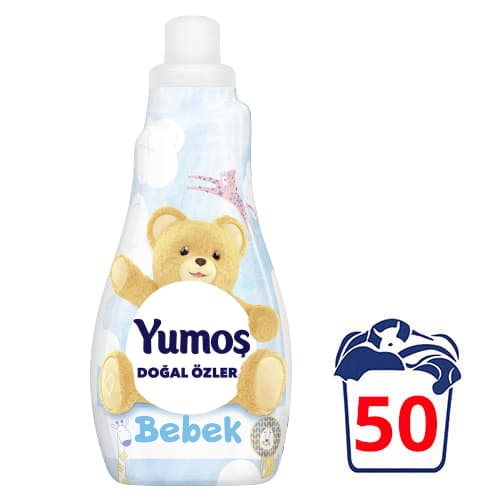 Yumoş Doğal Özler Konsantre Çamaşır Yumuşatıcı Bebek 50 Yıkama