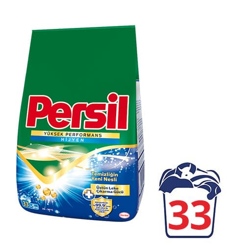 Persil Toz Çamaşır Deterjanı Yüksek Performans Hijyen 33 Yıkama